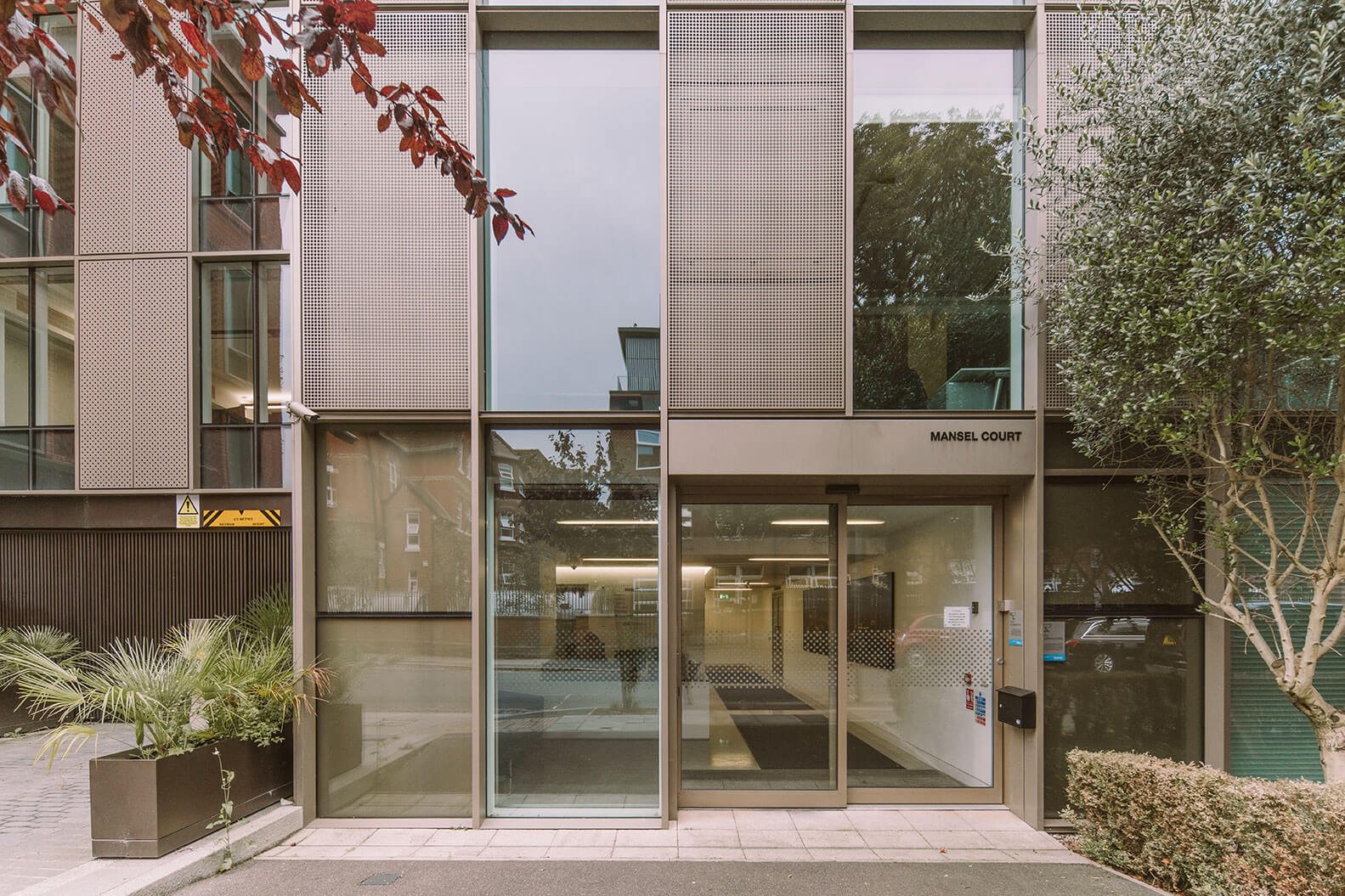 Building entrance before