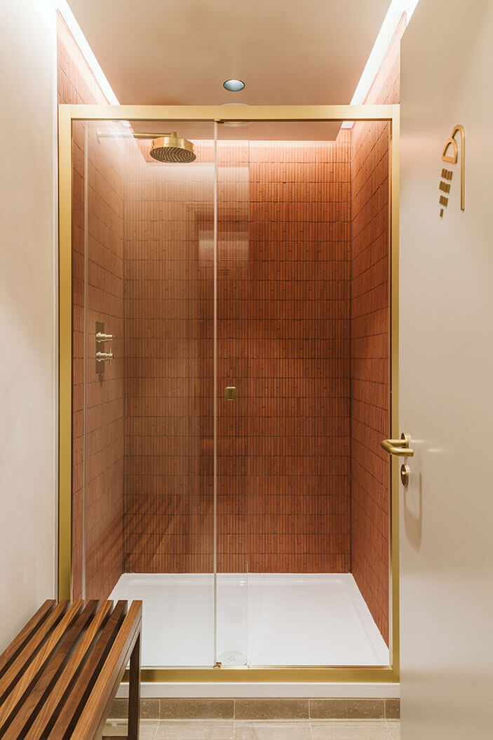 Shower facilities after